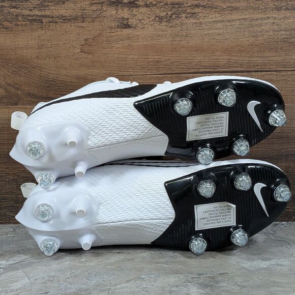 Nike Vapor Edge Speed 360 2 DP Men 11.5 White Black Detachable Cleats FJ7094-100 main image 6